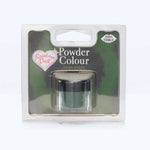 Moss green powdered food colouring