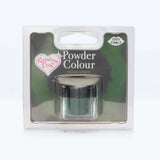 Moss green powdered food colouring