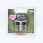 Olive green powdered food colouring