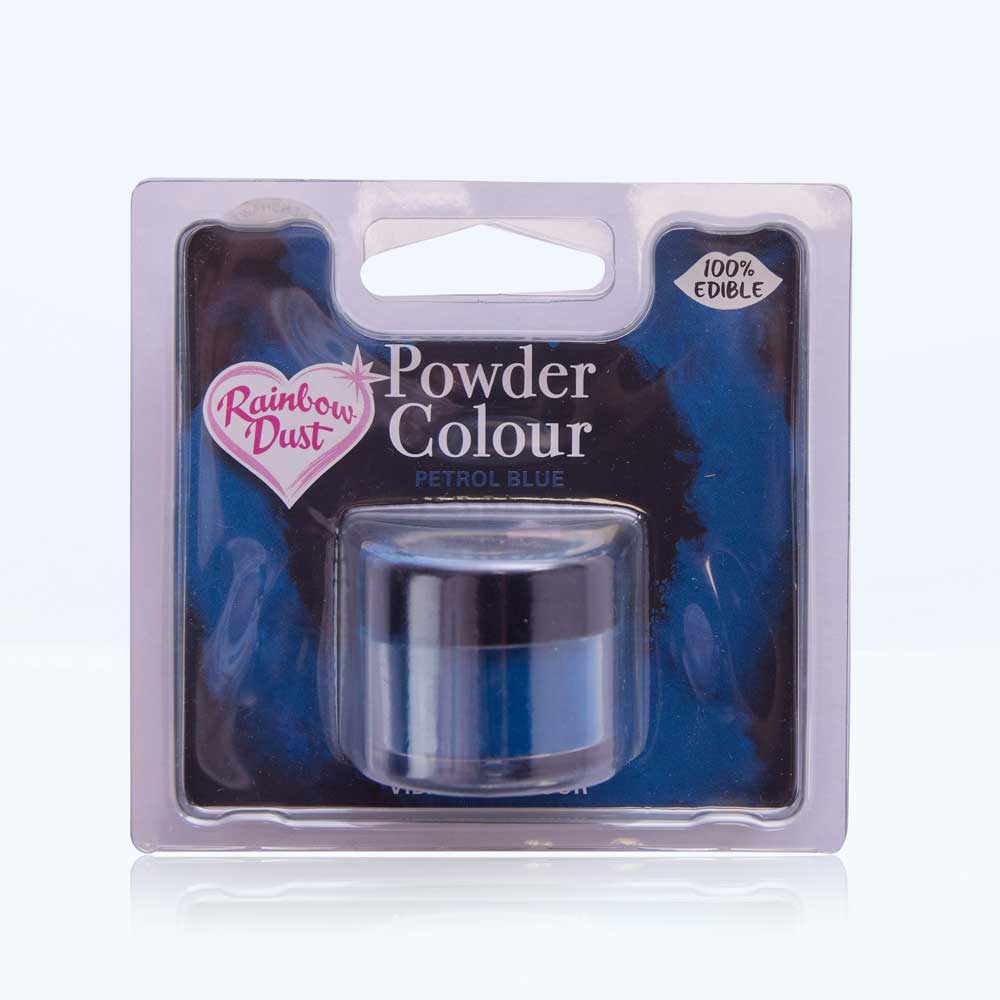 Petrol blue powdered food colouring