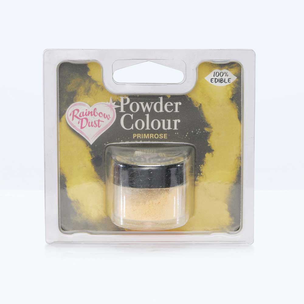 Primrose yellow powdered food colouring