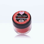 Bright red powdered food colouring