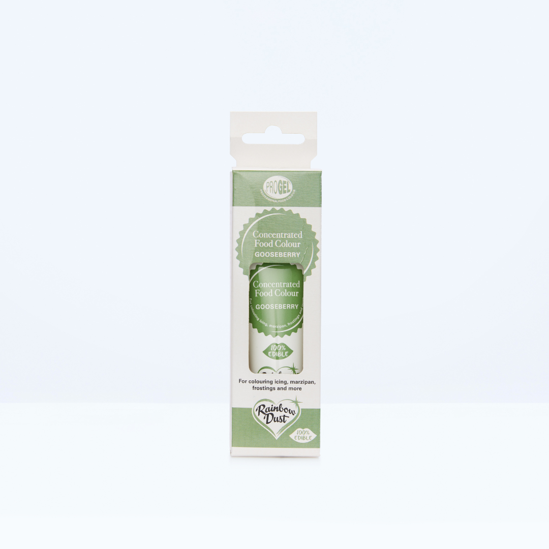 Gooseberry green food colouring gel tube