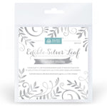 Edible silver leaf transfer sheets (pack of 25)