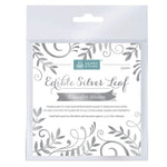 Edible silver leaf transfer sheets (pack of 5)